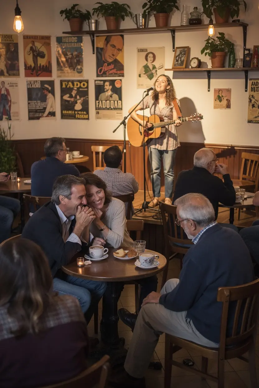 Adults enjoying live music for wellbeing